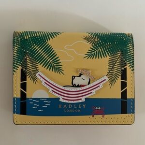 Radley London Hammock Hangout Leather Wallet - open yellow